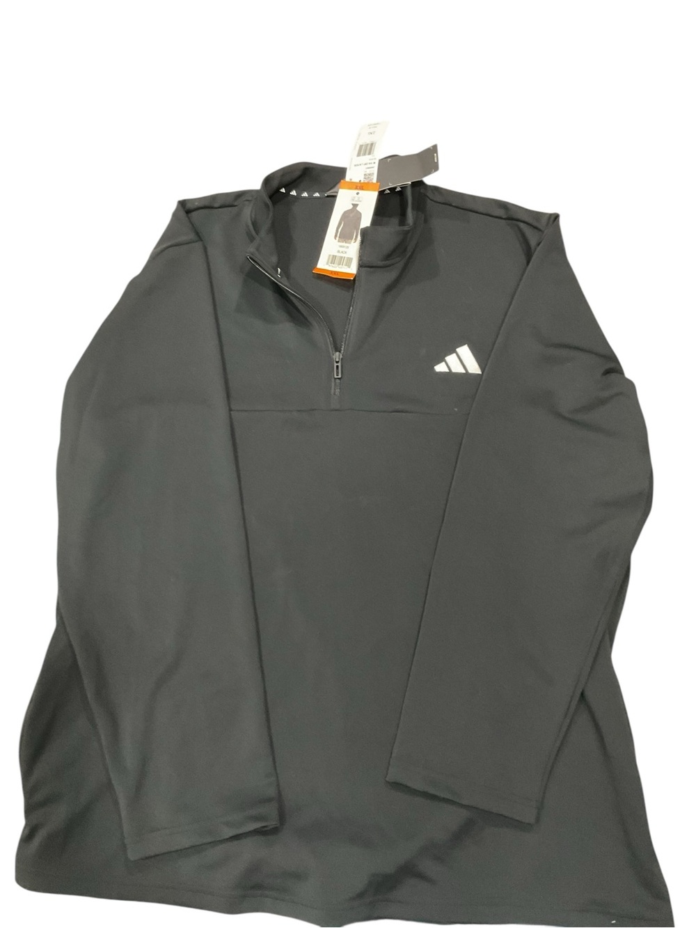 Adidas Men’s Black Half-Zip Performance Jacket xxl
